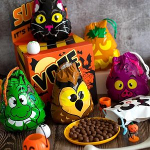 Get Ready for Halloween with 72 Spooky Drawstring Goody Bags – Perfect for Parties and Treats