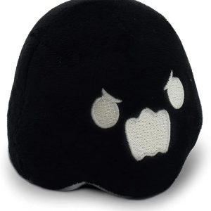 Halloween Sensory Plushie: Reversible Ghost Toy – Express Your Mood with Cute White and Black Stuffed Animals
