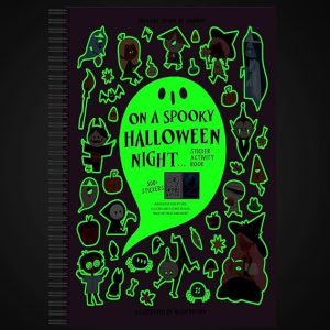 500+ Halloween Stickers for Kids 3-5: Spooky Crafts & 12 Scenes! Ultimate Halloween Activity Book – Ages 4-8