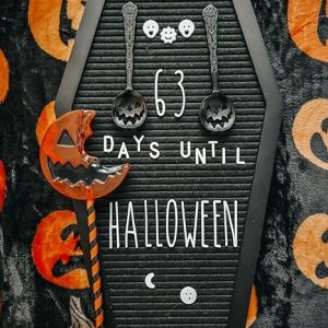 Spooky Emoji Coffin Letter Board: Gothic Halloween Decor +500 Char,17×10.5″; Perfect Gift