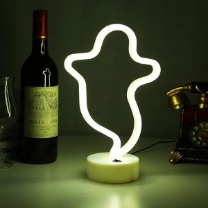 Spooky Halloween Ghost Night Light – Perfect Kids Room Party Decor!