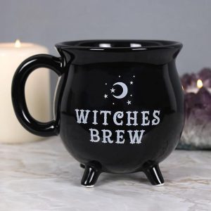 Witches Brew Cauldron Mug: Dishwasher Safe & Stylish Design.