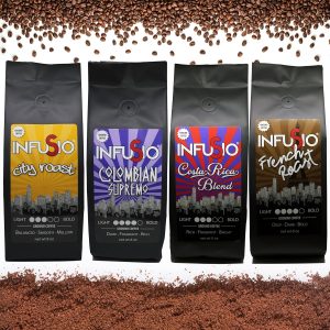 Ground Coffee, Variety Pack, Eight 8oz Bags (Pack of 8) 4lbs