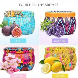 Essential oil candle gift set – Scented candles as ideal gifts for women during holidays and occasions like birthdays.