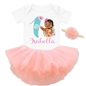 baby girl princess 1st birthday outfit peach dress and headband