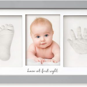 baby handprint and footprint kit newborn keepsake frame personalized baby gifts nursery decor