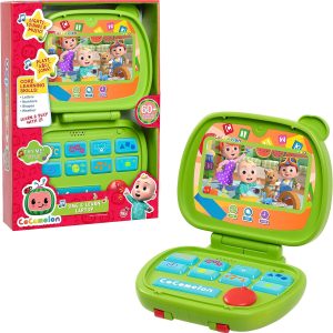 cocomelon sing learn laptop toy for kids lights sounds letter number shape animal recognition