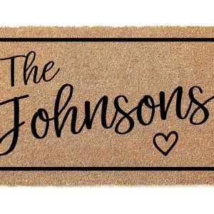 custom family name doormat premium quality made in usa