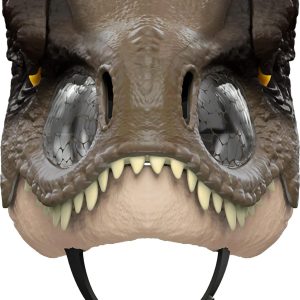 jurassic world dominion t rex dinosaur mask with motion sounds