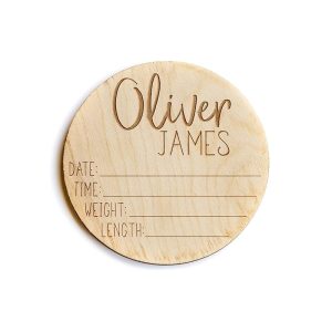 newborn announcement sign baby birth name announcement girl boy