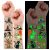 24 Sheets of Glow-in-the-Dark Halloween Temporary Tattoos: Perfect Party Favors and Decorations for Kids’ Birthdays, Spooky Goodie Bag Fillers