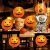 Vibrant 20-Piece Halloween Pumpkin Paper Lantern Set – Spooky Party Decor for a Memorable Celebration