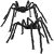 2 Pack of 5 Ft. Hairy Black Halloween Spiders – Terrifying Outdoor Props for Yard Decor and Party!