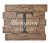 Personalized Wood Family Name Sign with Rustic Monogram (15×18)