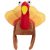 Turkey cap 2-pack – Silly hats for Thanksgiving events, decorations, dress-up parties and costumes.