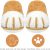 Winter Soft Cozy Booties Non-Slip Slip-on Shoes for Girls,Cute Animal Slippers for Women