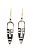 African Tribal Ebony Earrings – Handmade in Kenya – 3.5 Inches