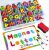 Coogam Magnetic Letters – 234 Pcs, Foam Alphabet Magnets