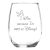 Minnie Inspired Stemless Wine Glass – Funny Gag Birthday Gift