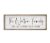 Personalized Family Name Sign (6″ x 18″, Grey Frame)