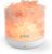 PureGlow USB Salt Lamp – Pink Himalayan Salt Rocks, 5-Level Dimmer, 2 Bulbs
