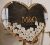 Rustic Wedding Guest Book with Heart Frame & Personalization